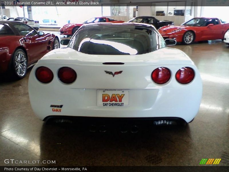 Arctic White / Ebony Black 2010 Chevrolet Corvette ZR1