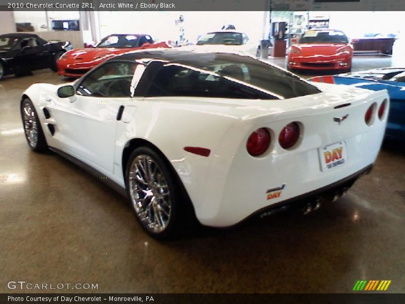Arctic White / Ebony Black 2010 Chevrolet Corvette ZR1
