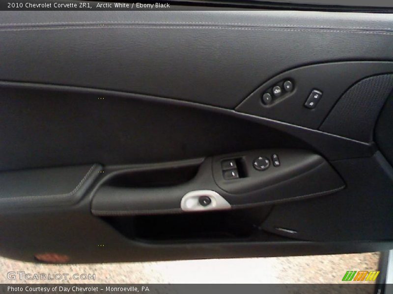 Arctic White / Ebony Black 2010 Chevrolet Corvette ZR1