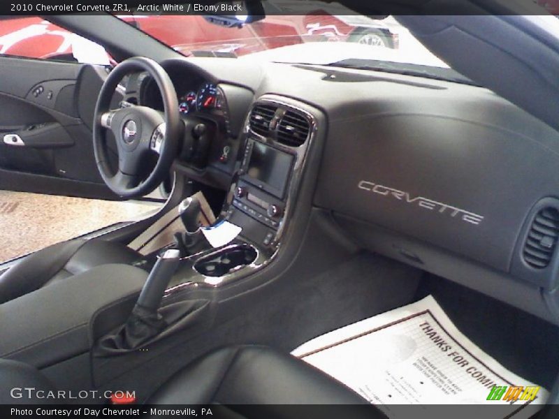 Arctic White / Ebony Black 2010 Chevrolet Corvette ZR1
