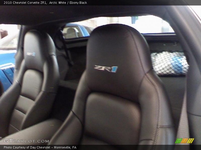 Arctic White / Ebony Black 2010 Chevrolet Corvette ZR1