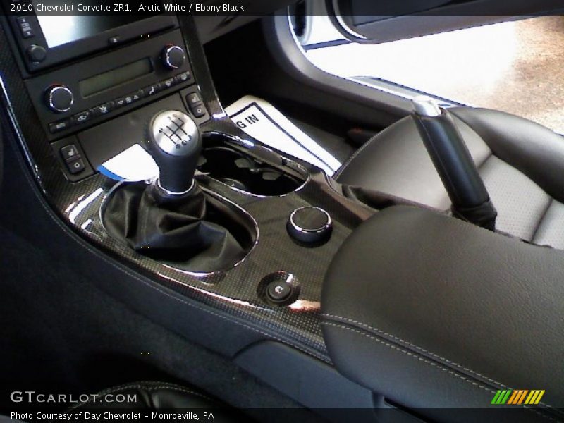Arctic White / Ebony Black 2010 Chevrolet Corvette ZR1