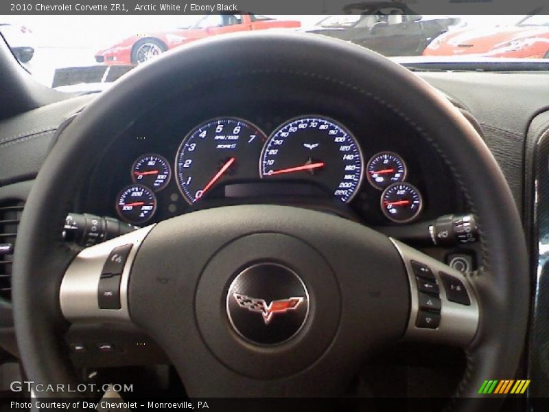 Arctic White / Ebony Black 2010 Chevrolet Corvette ZR1