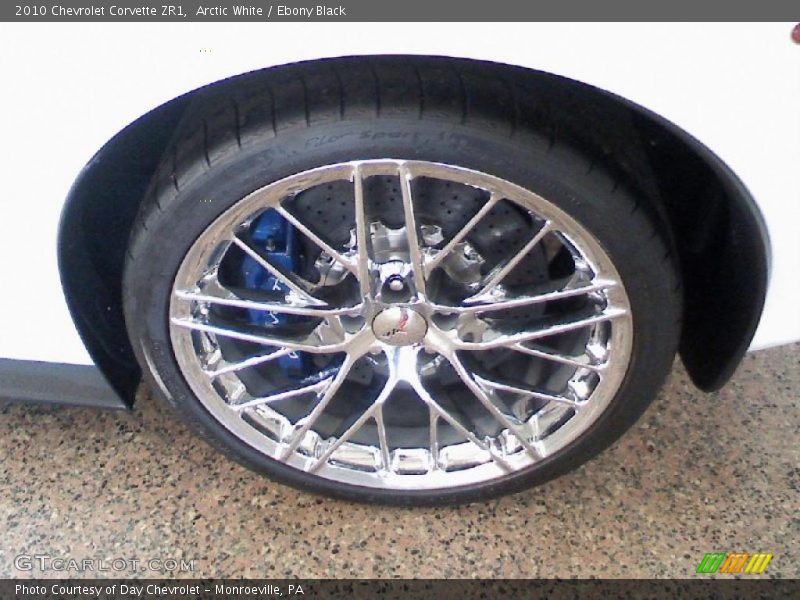 Arctic White / Ebony Black 2010 Chevrolet Corvette ZR1