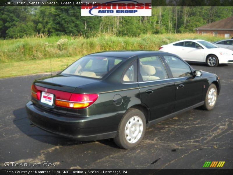 Green / Medium Tan 2000 Saturn L Series LS1 Sedan