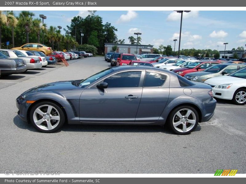 Galaxy Gray Mica / Black 2007 Mazda RX-8 Sport