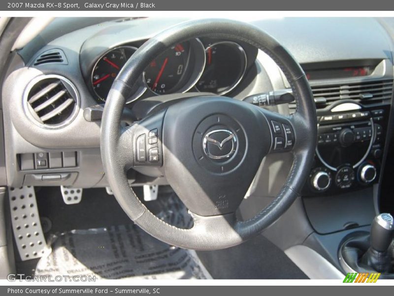 Galaxy Gray Mica / Black 2007 Mazda RX-8 Sport