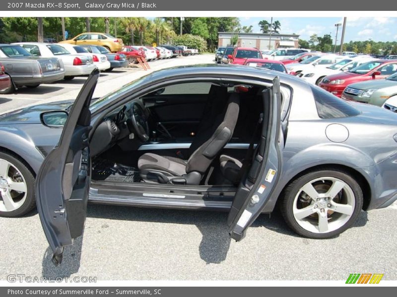 Galaxy Gray Mica / Black 2007 Mazda RX-8 Sport