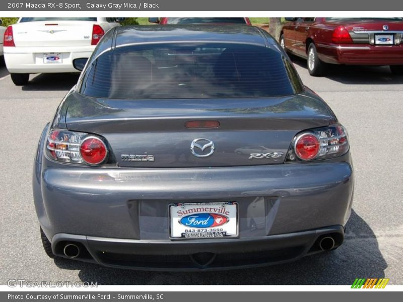 Galaxy Gray Mica / Black 2007 Mazda RX-8 Sport