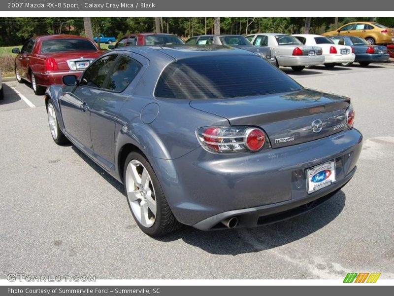 Galaxy Gray Mica / Black 2007 Mazda RX-8 Sport