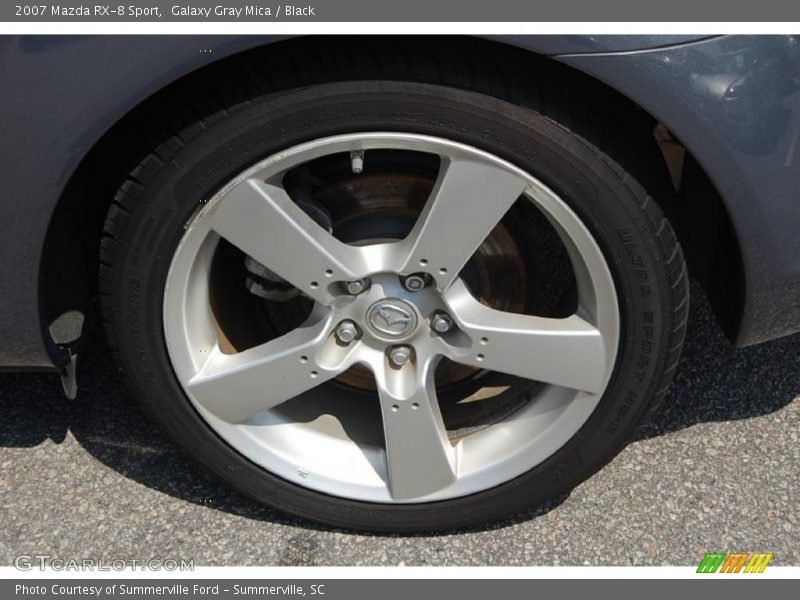Galaxy Gray Mica / Black 2007 Mazda RX-8 Sport