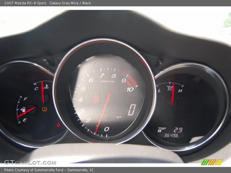 Galaxy Gray Mica / Black 2007 Mazda RX-8 Sport