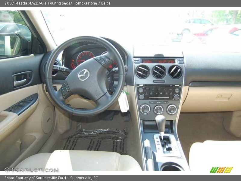 Smokestone / Beige 2007 Mazda MAZDA6 s Touring Sedan