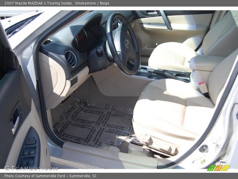 Smokestone / Beige 2007 Mazda MAZDA6 s Touring Sedan