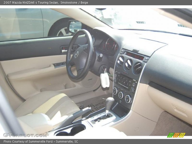 Smokestone / Beige 2007 Mazda MAZDA6 s Touring Sedan