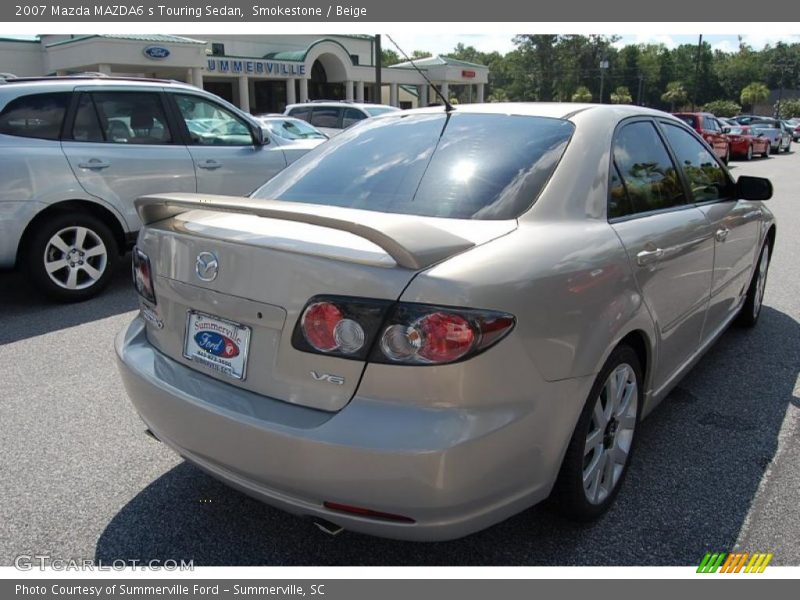 Smokestone / Beige 2007 Mazda MAZDA6 s Touring Sedan