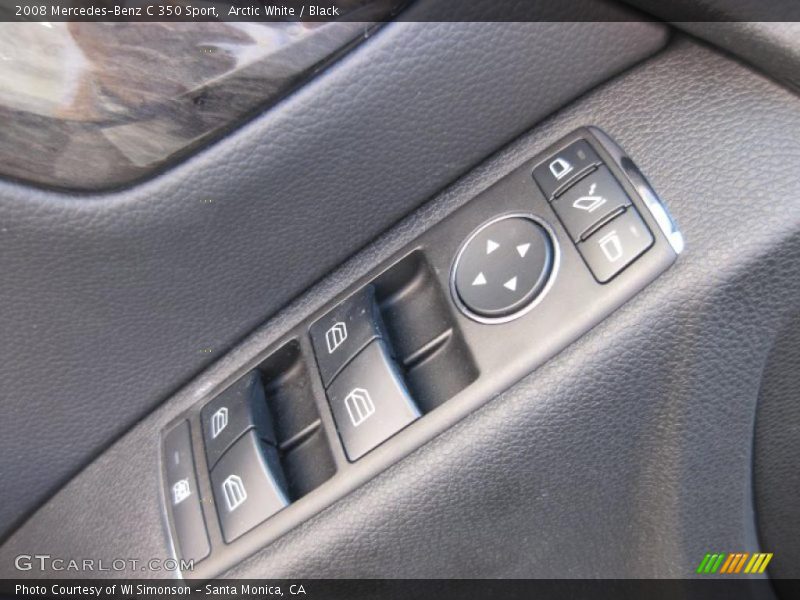 Arctic White / Black 2008 Mercedes-Benz C 350 Sport