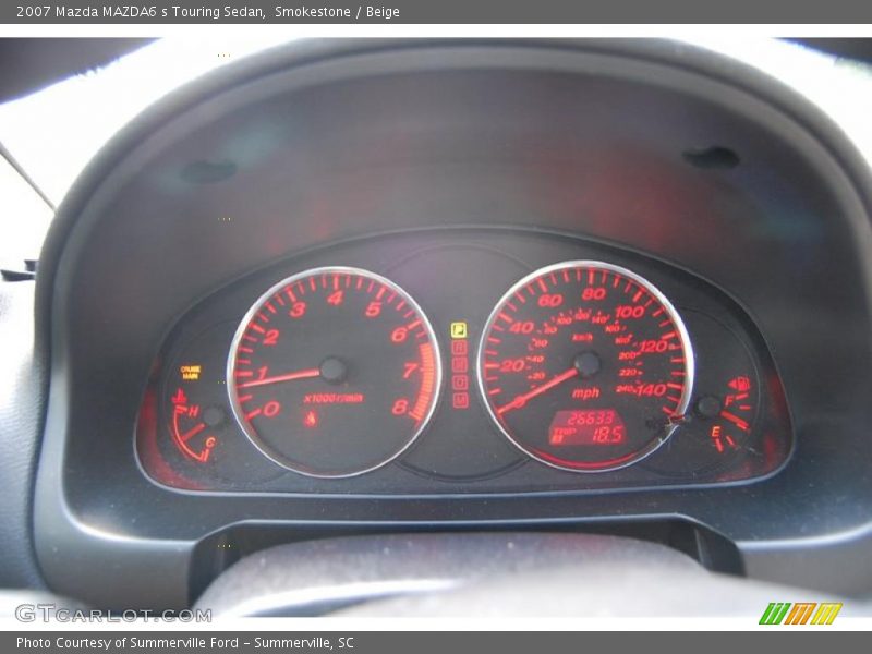 Smokestone / Beige 2007 Mazda MAZDA6 s Touring Sedan