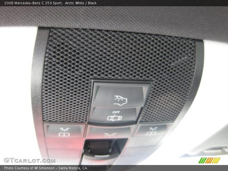 Arctic White / Black 2008 Mercedes-Benz C 350 Sport