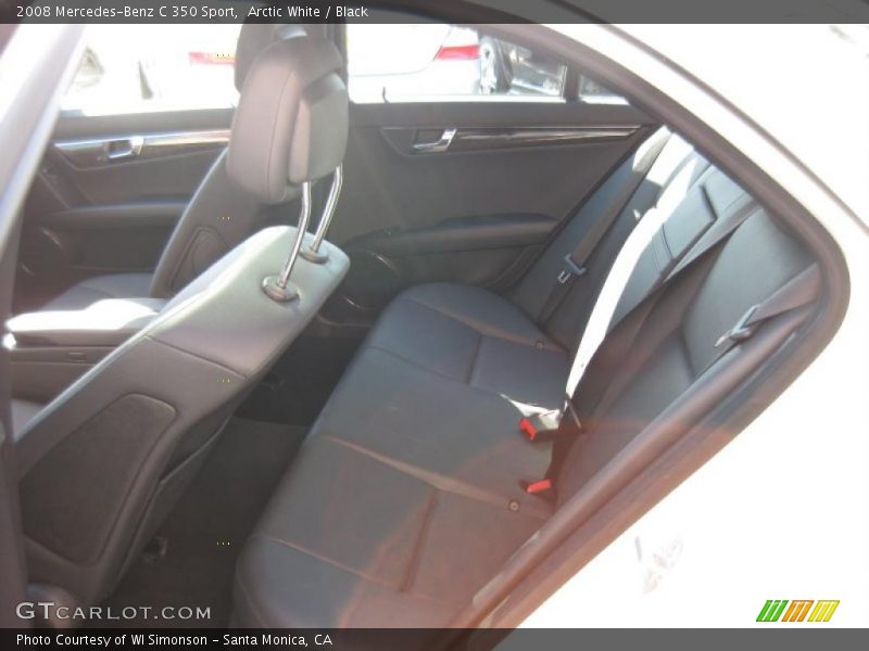 Arctic White / Black 2008 Mercedes-Benz C 350 Sport
