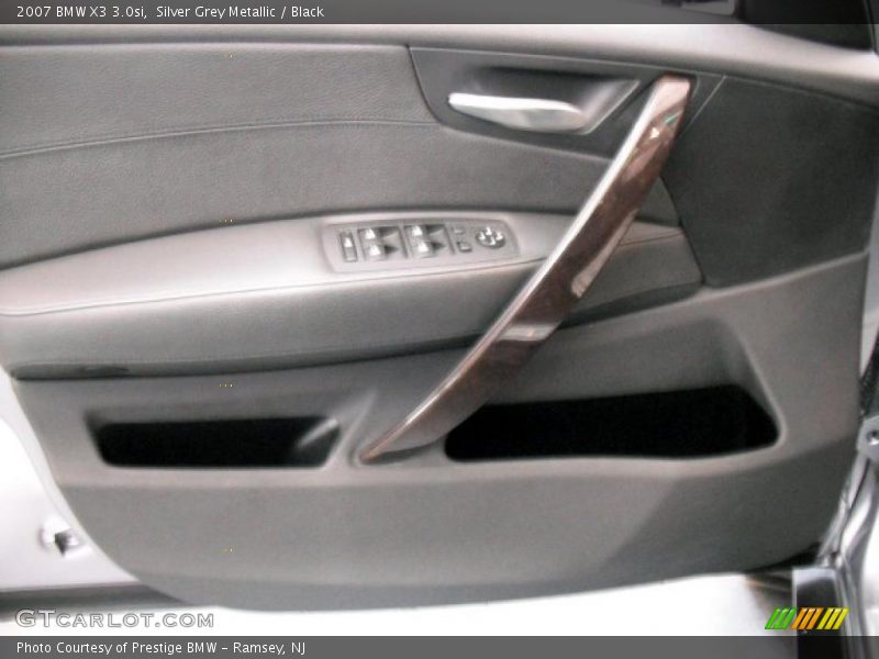 Silver Grey Metallic / Black 2007 BMW X3 3.0si
