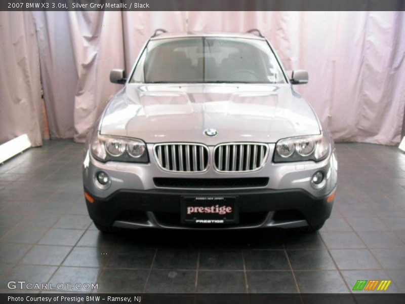 Silver Grey Metallic / Black 2007 BMW X3 3.0si