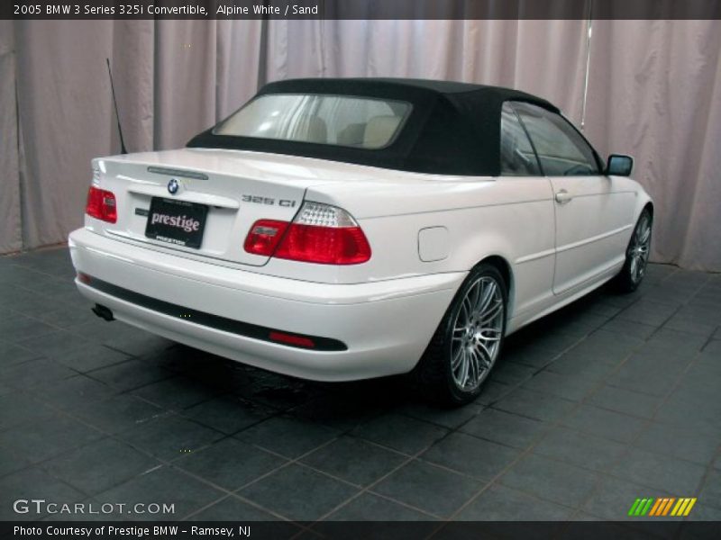 Alpine White / Sand 2005 BMW 3 Series 325i Convertible