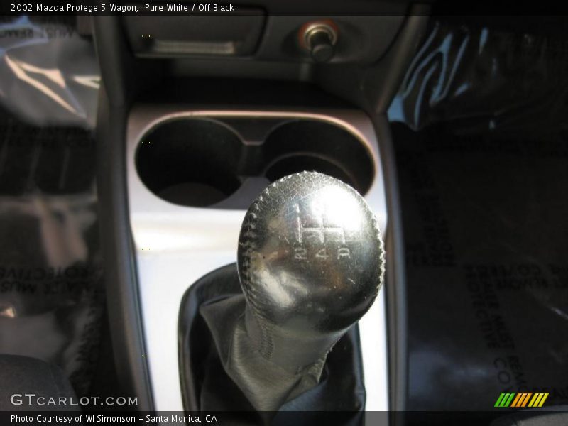 Pure White / Off Black 2002 Mazda Protege 5 Wagon