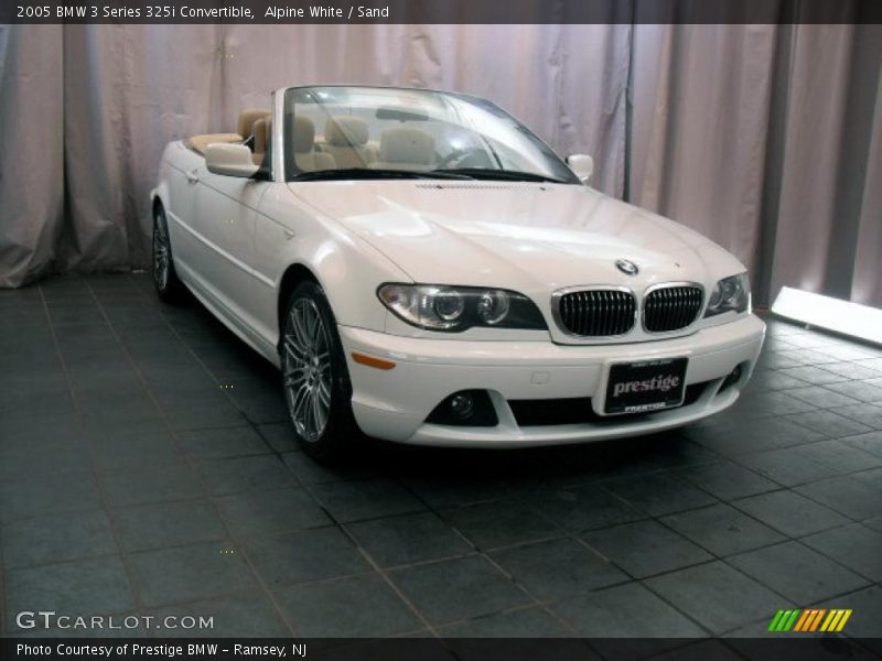 Alpine White / Sand 2005 BMW 3 Series 325i Convertible