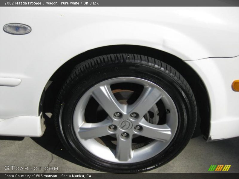 Pure White / Off Black 2002 Mazda Protege 5 Wagon
