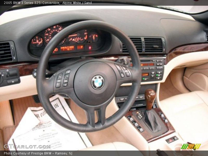 Alpine White / Sand 2005 BMW 3 Series 325i Convertible