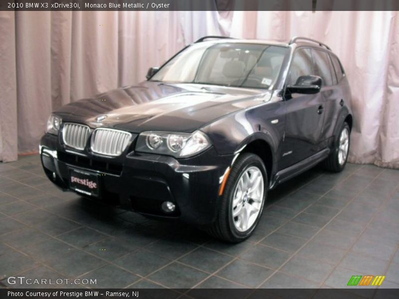 Monaco Blue Metallic / Oyster 2010 BMW X3 xDrive30i