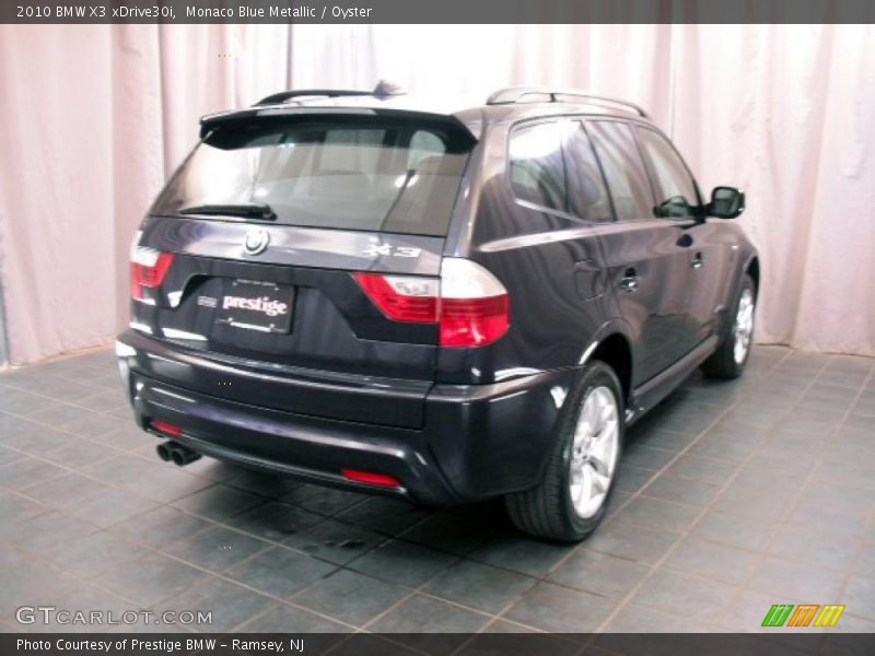 Monaco Blue Metallic / Oyster 2010 BMW X3 xDrive30i