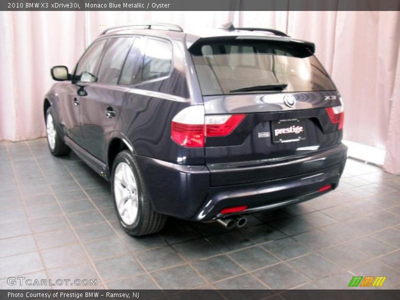 Monaco Blue Metallic / Oyster 2010 BMW X3 xDrive30i