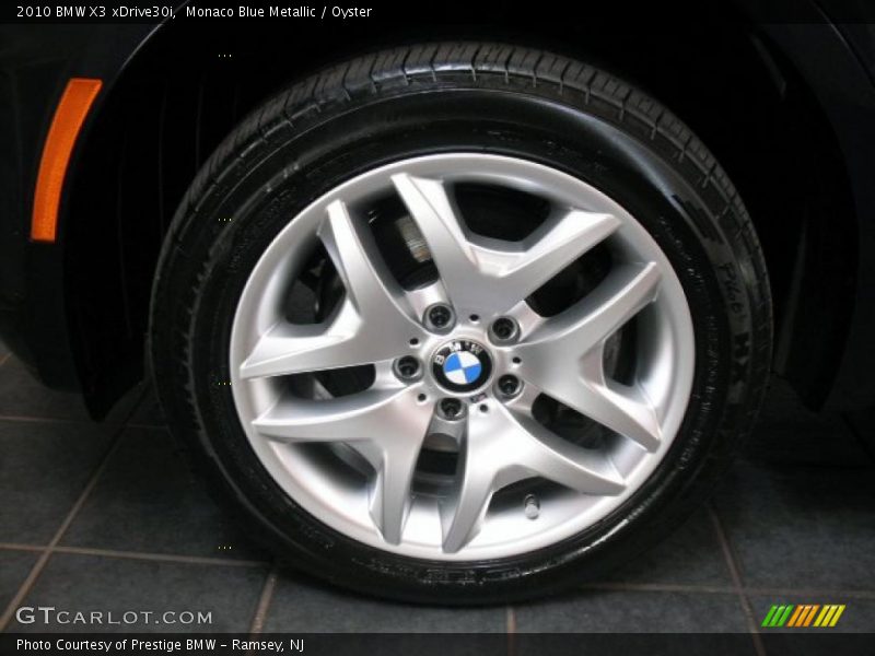 Monaco Blue Metallic / Oyster 2010 BMW X3 xDrive30i