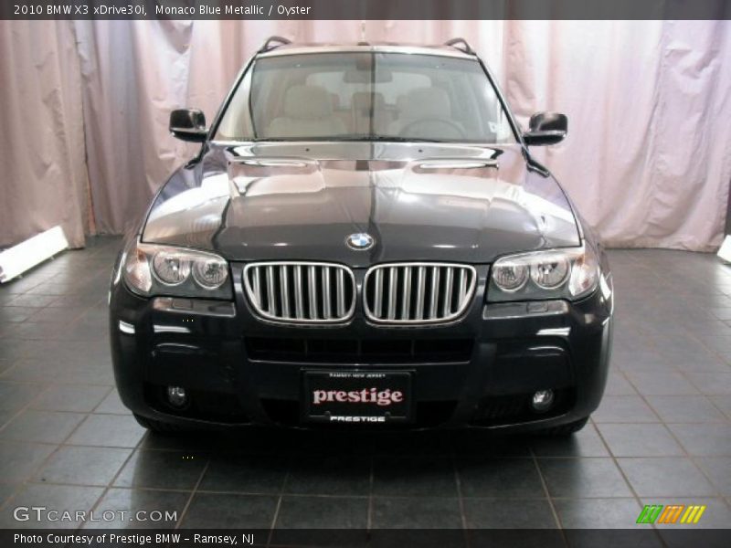 Monaco Blue Metallic / Oyster 2010 BMW X3 xDrive30i