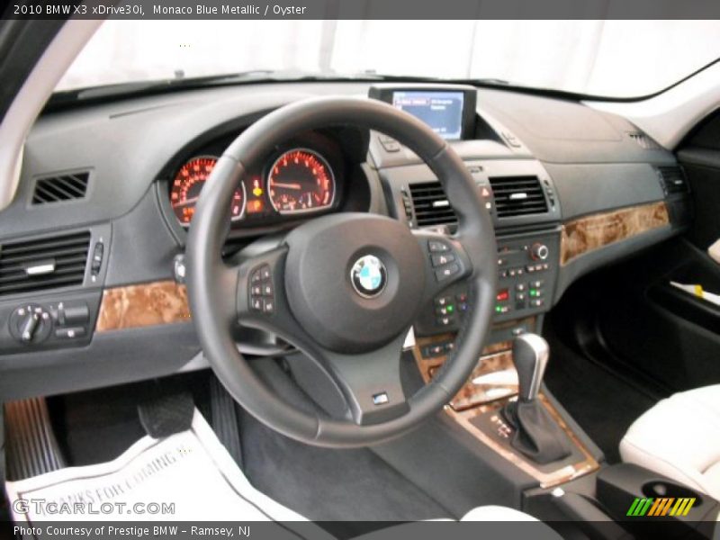 Monaco Blue Metallic / Oyster 2010 BMW X3 xDrive30i