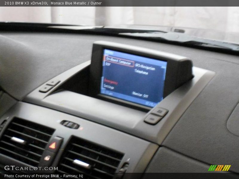 Monaco Blue Metallic / Oyster 2010 BMW X3 xDrive30i