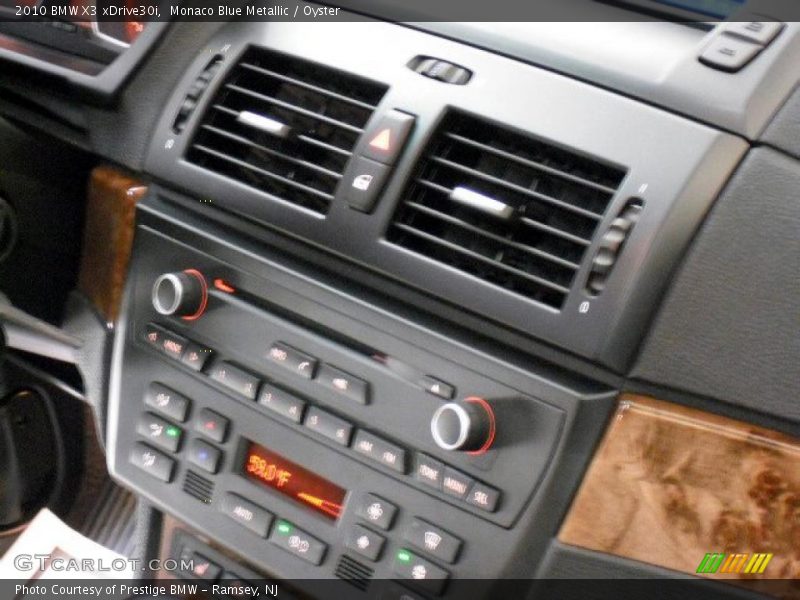 Monaco Blue Metallic / Oyster 2010 BMW X3 xDrive30i