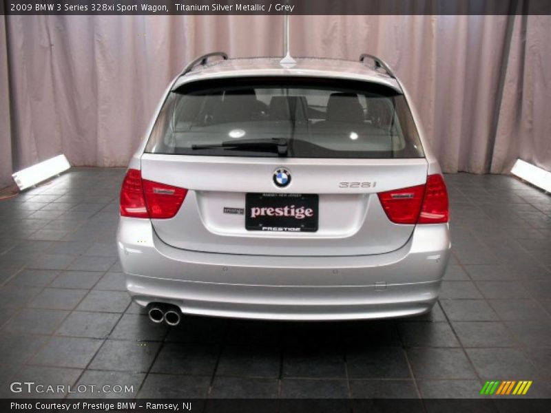 Titanium Silver Metallic / Grey 2009 BMW 3 Series 328xi Sport Wagon