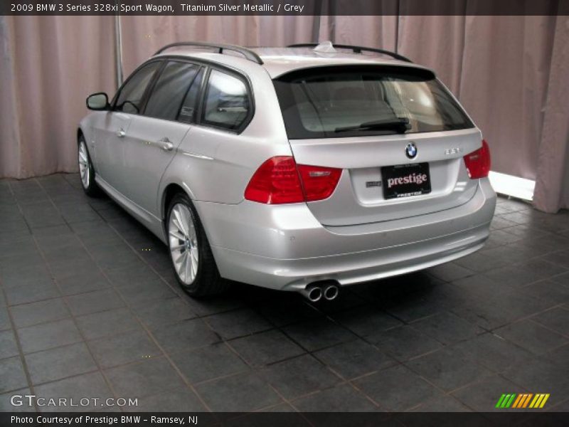 Titanium Silver Metallic / Grey 2009 BMW 3 Series 328xi Sport Wagon