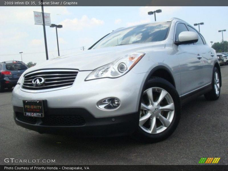 Scarlet Silver / Graphite 2009 Infiniti EX 35