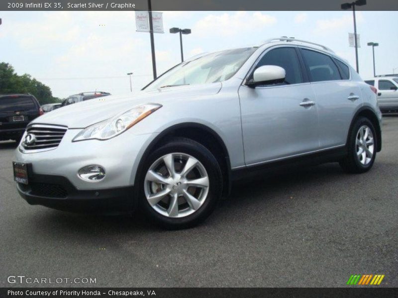 Scarlet Silver / Graphite 2009 Infiniti EX 35