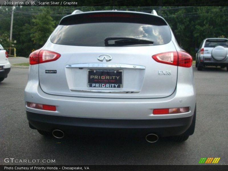 Scarlet Silver / Graphite 2009 Infiniti EX 35