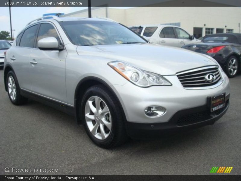 Scarlet Silver / Graphite 2009 Infiniti EX 35