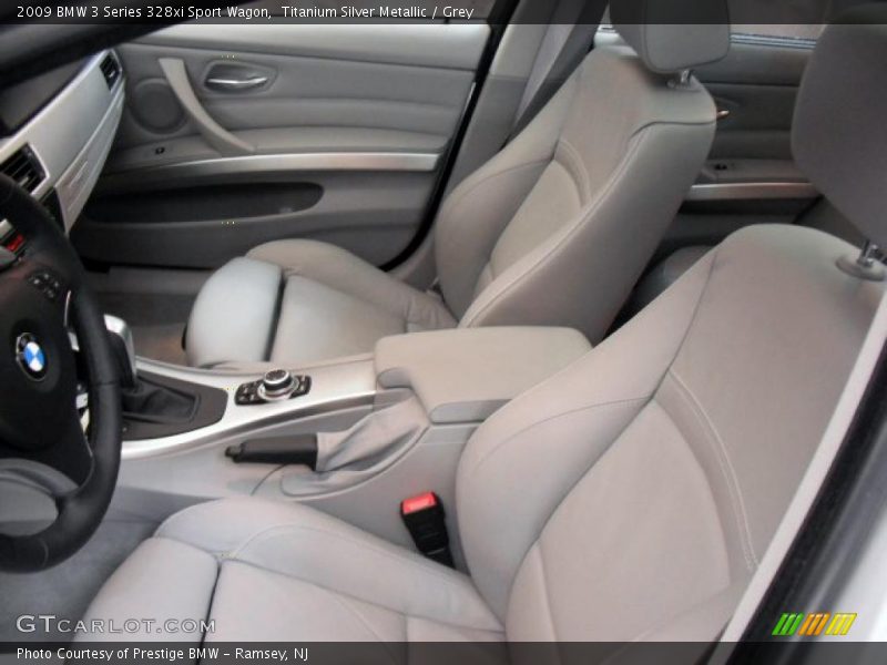 Titanium Silver Metallic / Grey 2009 BMW 3 Series 328xi Sport Wagon