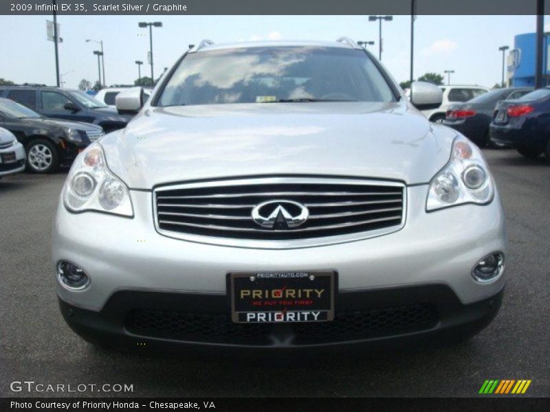 Scarlet Silver / Graphite 2009 Infiniti EX 35