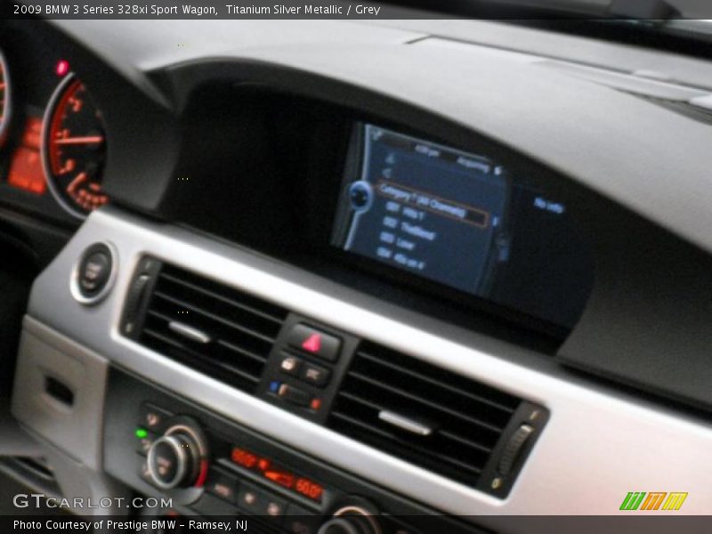 Titanium Silver Metallic / Grey 2009 BMW 3 Series 328xi Sport Wagon