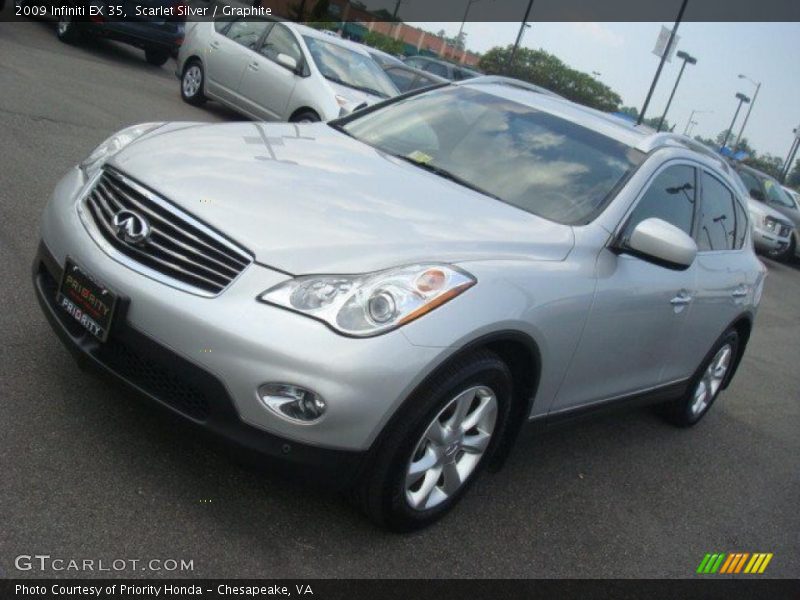 Scarlet Silver / Graphite 2009 Infiniti EX 35