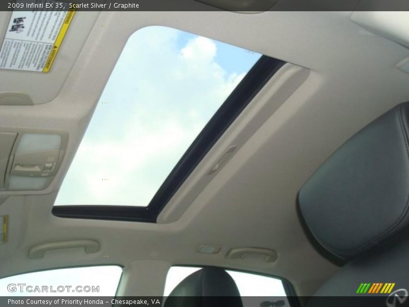 Scarlet Silver / Graphite 2009 Infiniti EX 35